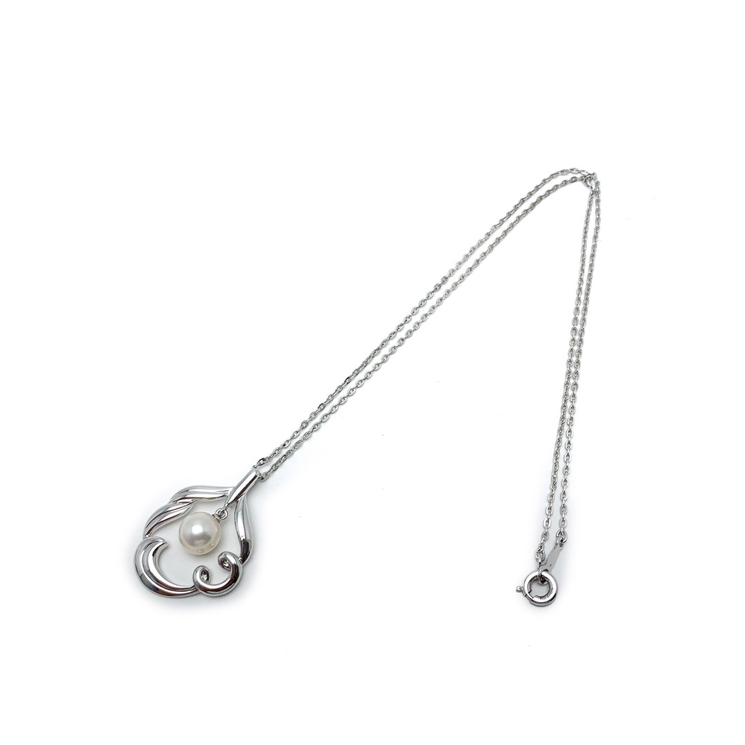 MIKIMOTO - MIKIMOTO ミキモト SV シルバー アコヤパール 真珠 MIKIMOTO - MIKIMOTO ミキモト SV シルバー アコヤパール 真珠