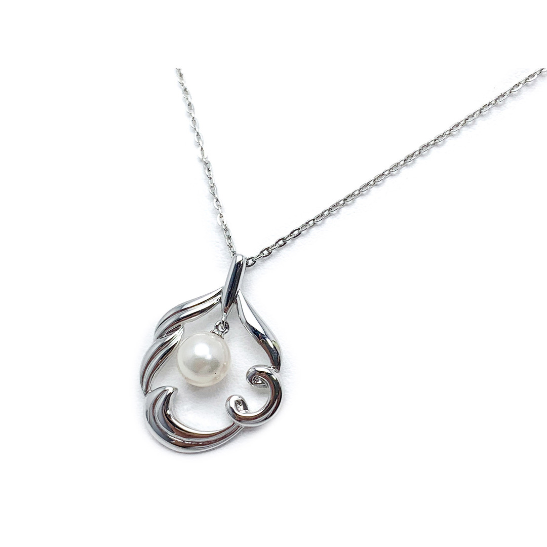 MIKIMOTO - MIKIMOTO ミキモト SV シルバー アコヤパール 真珠 MIKIMOTO - MIKIMOTO ミキモト SV シルバー アコヤパール 真珠