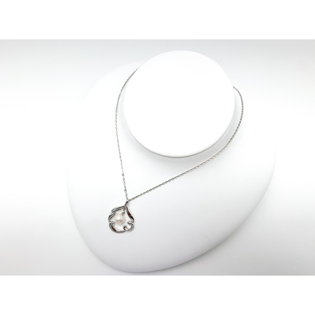 MIKIMOTO - MIKIMOTO ミキモト SV シルバー アコヤパール 真珠 MIKIMOTO - MIKIMOTO ミキモト SV シルバー アコヤパール 真珠