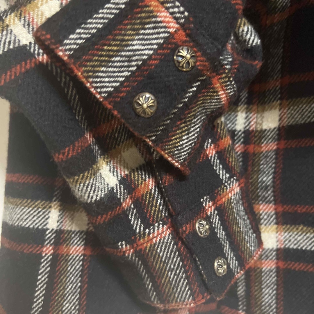 Chrome Hearts - CHROME HEARTS クロムハーツ チェック柄 長袖 Chrome Hearts - CHROME HEARTS クロムハーツ チェック柄 長袖