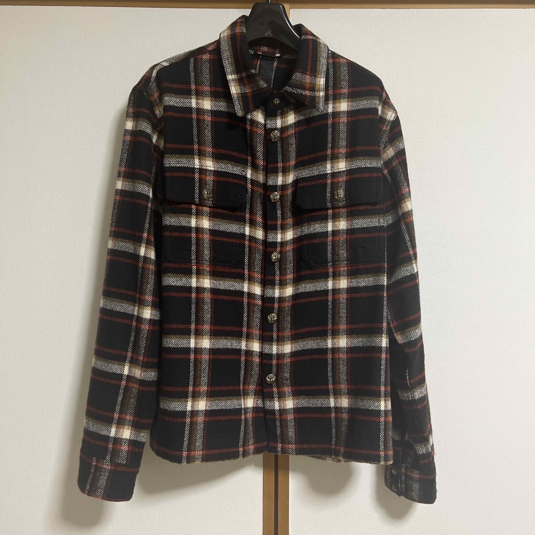 Chrome Hearts - CHROME HEARTS クロムハーツ チェック柄 長袖 Chrome Hearts - CHROME HEARTS クロムハーツ チェック柄 長袖