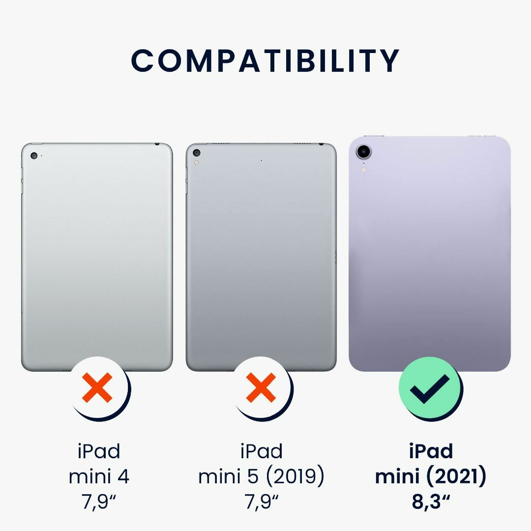 kwmobile 対応: Apple iPad Mini 6 8.3" (202 2