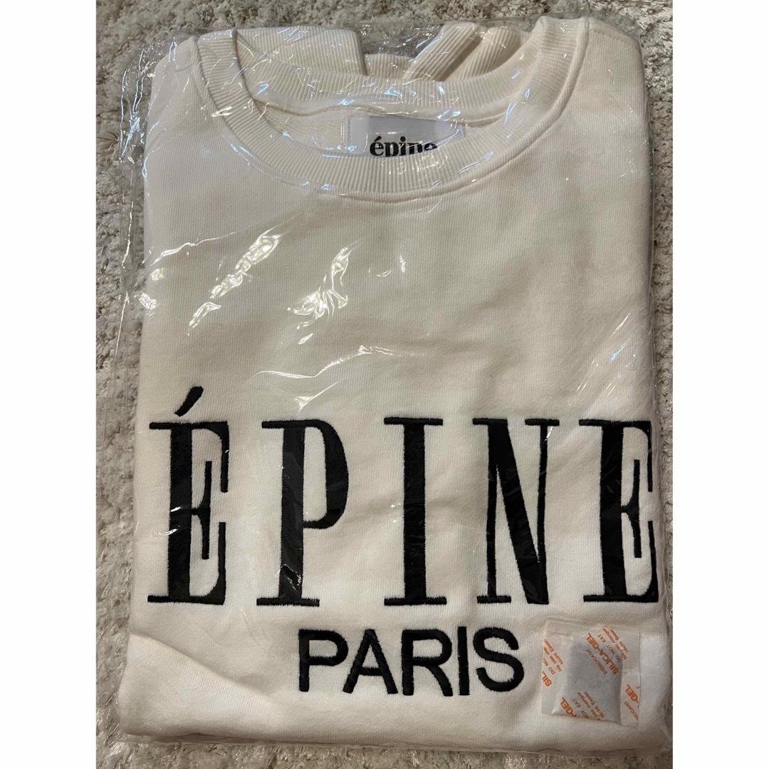 ÉPINE PARIS big sweat white×black スウェット