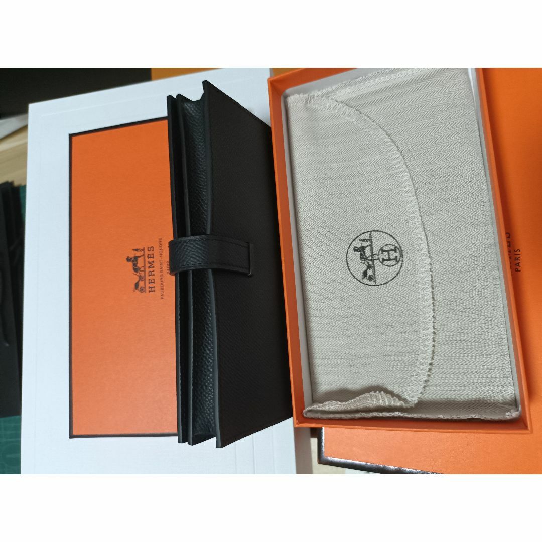 HERMES エルメス ベアンスフレ ヴォー エプソン マチあり 長財布 | www