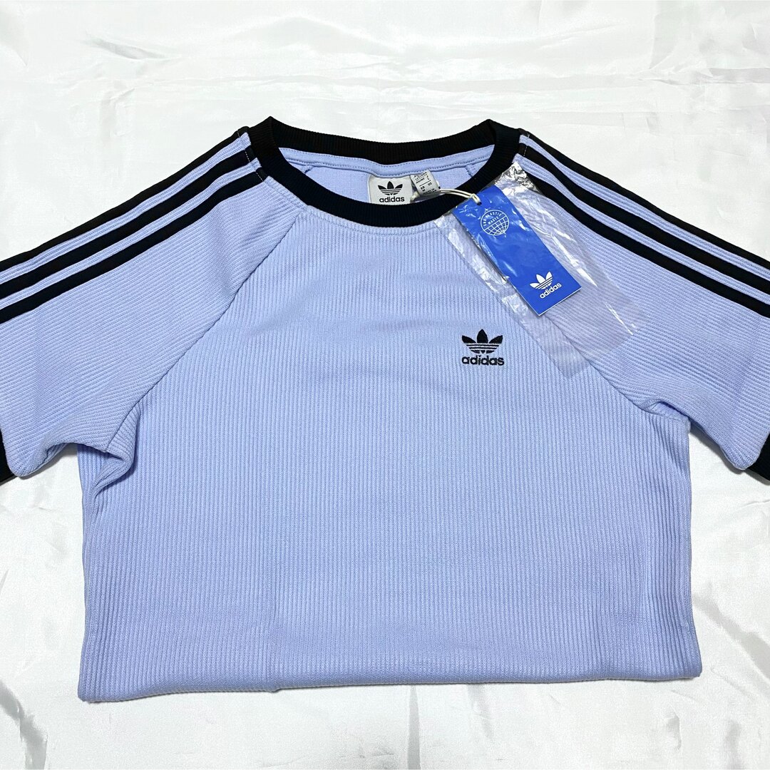 adidas ワッフルTシャツ スリーストライプ