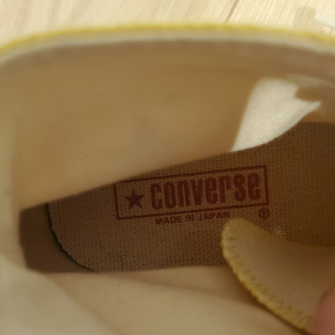 CONVERSE　コンバース　オールスター　ハイカット　イエロー メンズの靴/シューズ(スニーカー)の商品写真