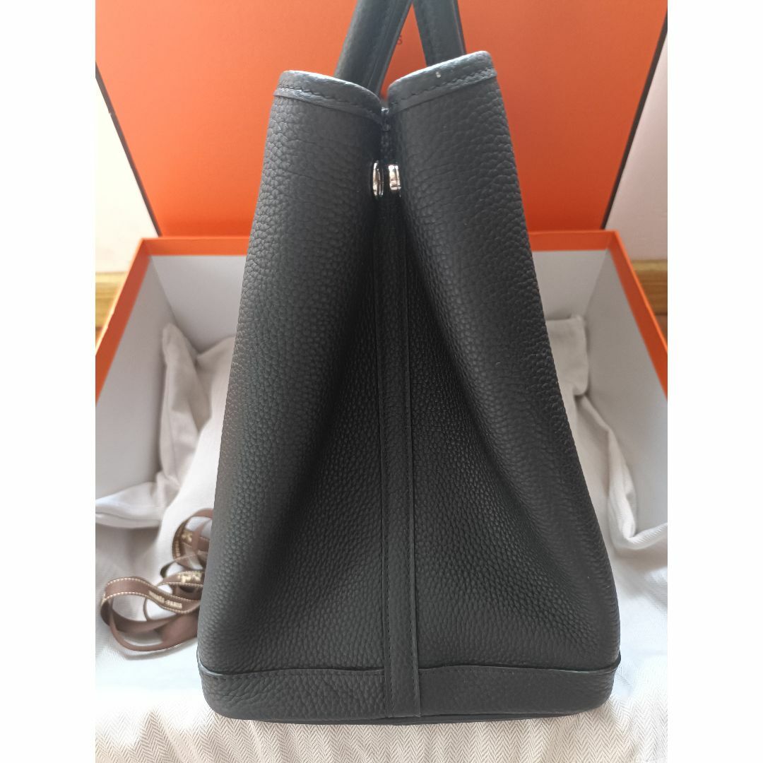 買取 値段 HERMES エルメス ガーデンパーティPM ネゴンダ グラファイト