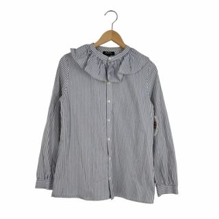 A.P.C.(FRA)コットンストライプBDシャツ　アイボリー