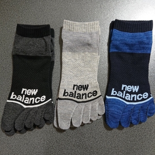 ニューバランス(New Balance)の【new balance】NB ５本指 靴下 ３足セット♪(ソックス)