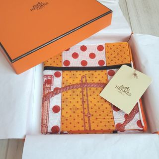 エルメス(Hermes)の新品同様【エルメス】カレ45 クリック・クラック・ドット スカーフ ハンカチ(バンダナ/スカーフ)