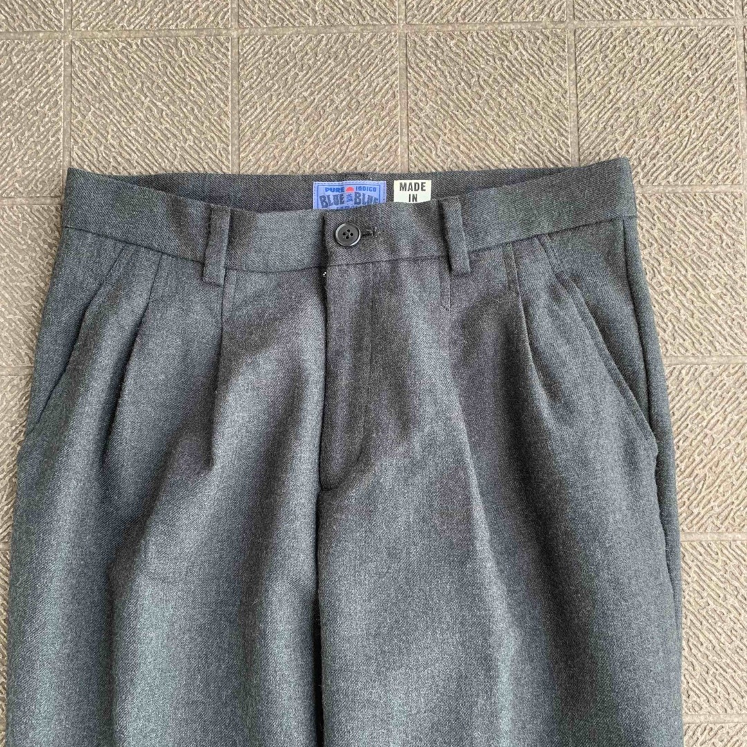BLUE BLUE 2タックリブパンツ