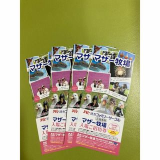 マザー牧場　入場ご招待券　４枚セット(遊園地/テーマパーク)