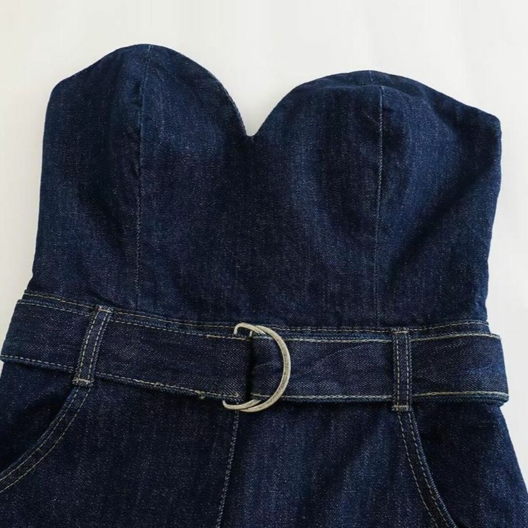 デニム ビスチェ オールインワン ジャンプスーツ ZARA GU moussyの通販