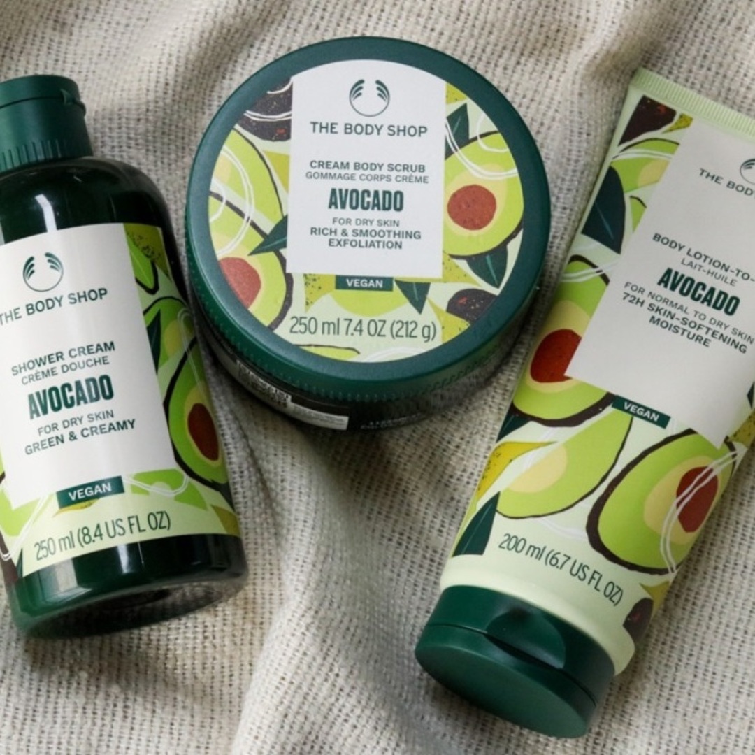 THE BODY SHOP(ザボディショップ)のザボディショップ アボカドクリームボディスクラブ 50ml コスメ/美容のボディケア(ボディスクラブ)の商品写真