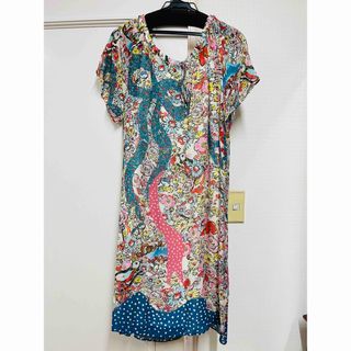 ツモリチサト(TSUMORI CHISATO)の★ともいち様専用★ツモリチサト ワンピース ハッピーバード(ひざ丈ワンピース)