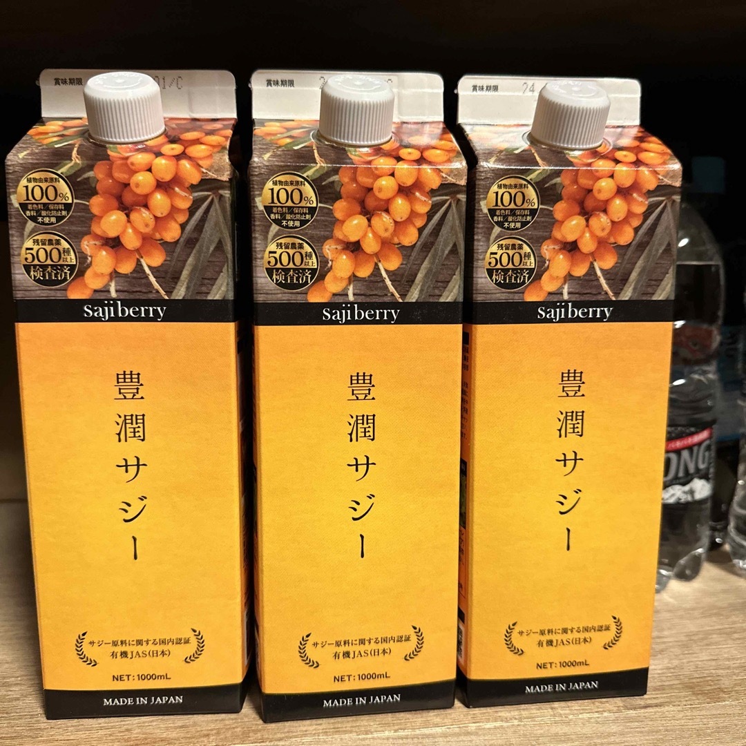 フィネスフィネス　豊潤サジー　1000ml×3本セット