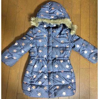 ベビーギャップ(babyGAP)のbabyGAP ロングダウンジャケット　女の子ベビー秋冬服　100 アウター(ジャケット/上着)