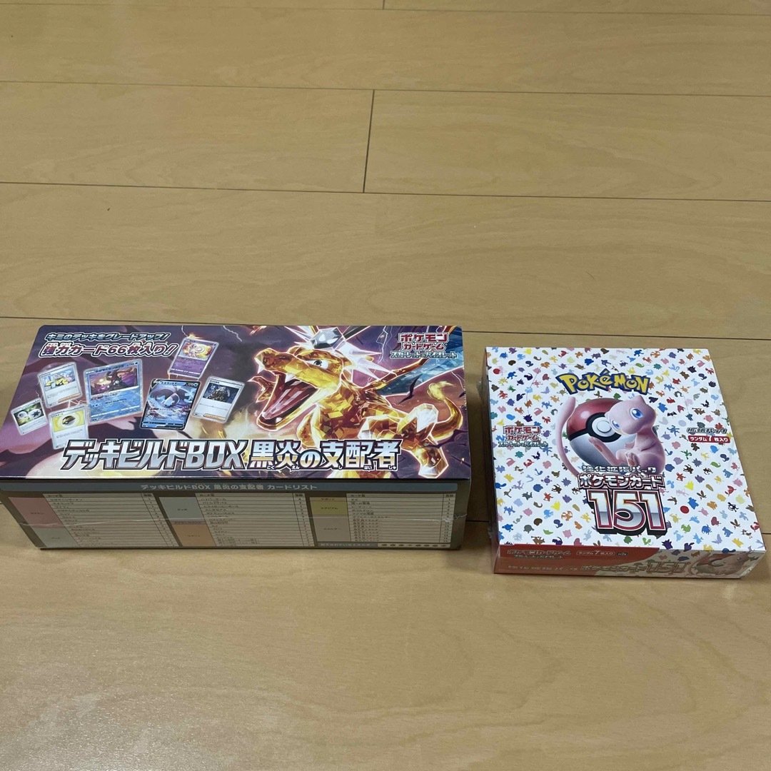 ポケモン - ポケモンカード 151 未開封BOX 黒炎の支配者 デッキビルド