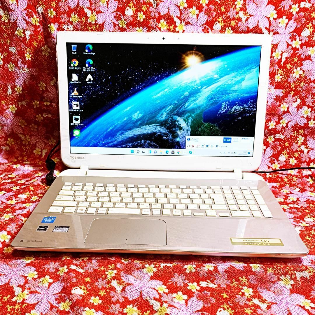 良品】爆速SSD512GB✨カメラ✨大人気ホワイト✨仕事にも◎パソコン-