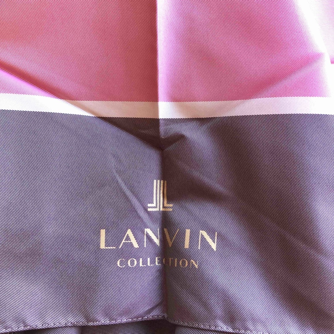 LANVIN COLLECTION(ランバンコレクション)の★新品★ランバンコレクション　折りたたみ　高級雨傘　カラーブロック　ピンク レディースのファッション小物(傘)の商品写真