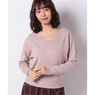 マイストラーダ(Mystrada)の新品✨マイストラーダ✨長袖ゆるVニット✨可愛く上品に着ていただけます。(ニット/セーター)