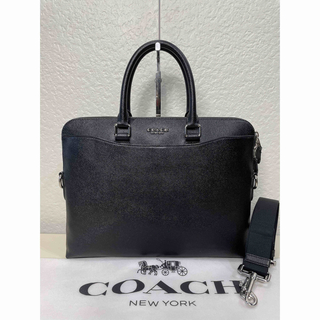 コーチ(COACH)の【美品】定価8.8万　コーチ　メンテ済み　2way ビジネス　バッグ　164(ビジネスバッグ)