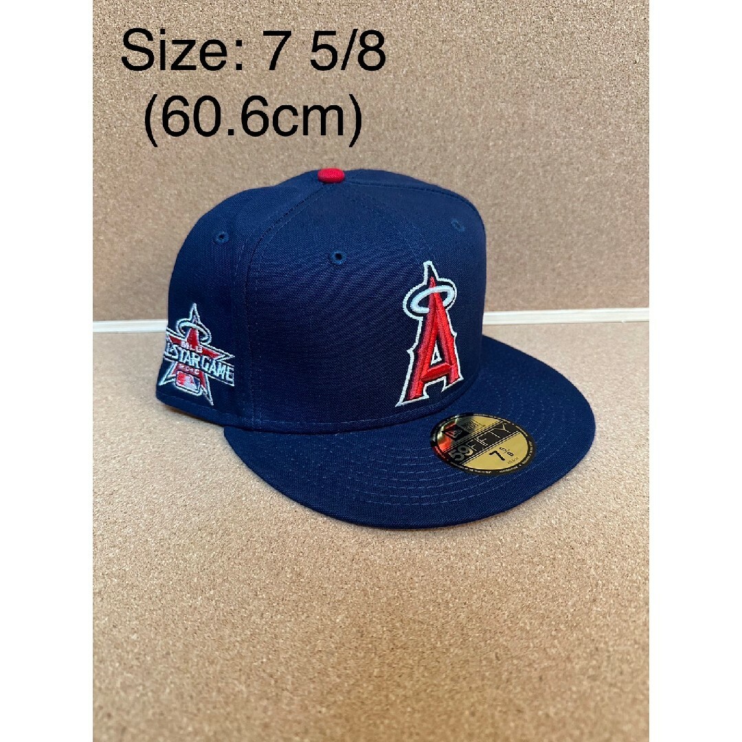Size: 7 5/8 ロサンゼルスエンゼルス 59fifty ネイビーカラー | フリマアプリ ラクマ