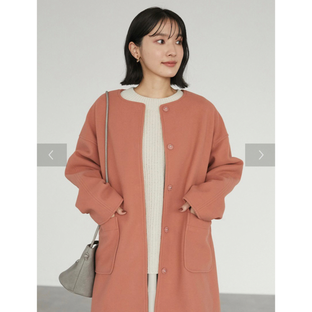 chocol raffine robe グリーンパークス ノーカラーコート アーバン