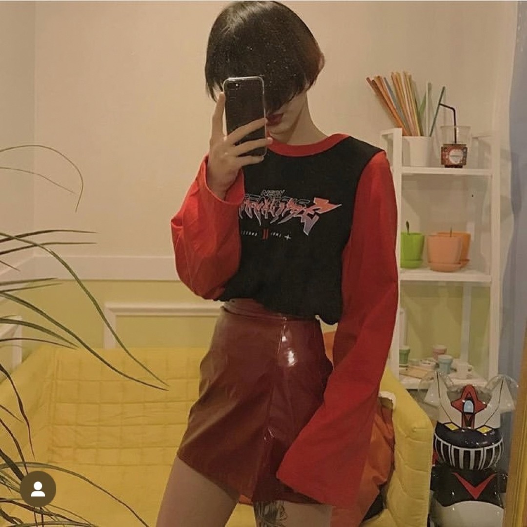 unglayer ロゴロンT レディースのトップス(Tシャツ(長袖/七分))の商品写真