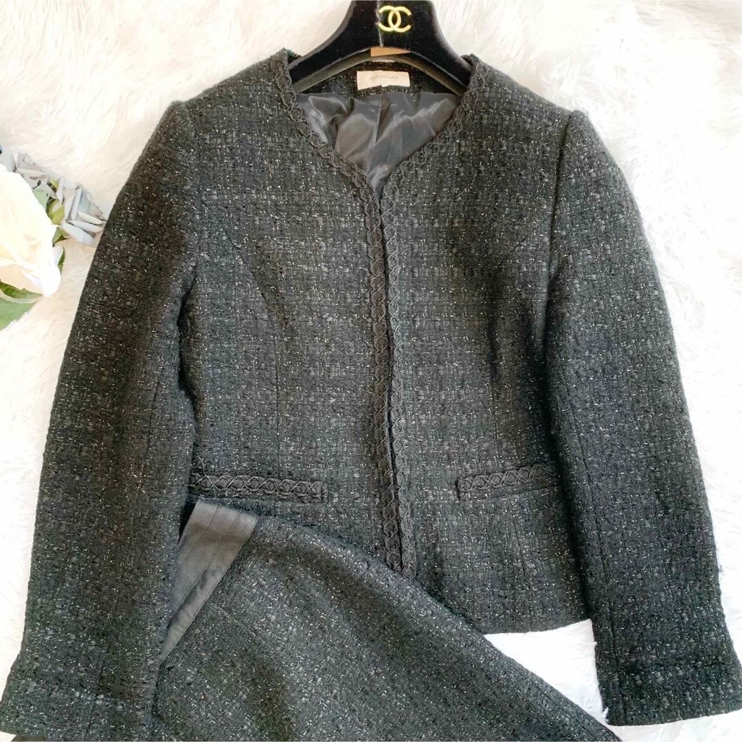 Aylesbury - 【美品】アリスバーリー ツイードセットアップ スカート