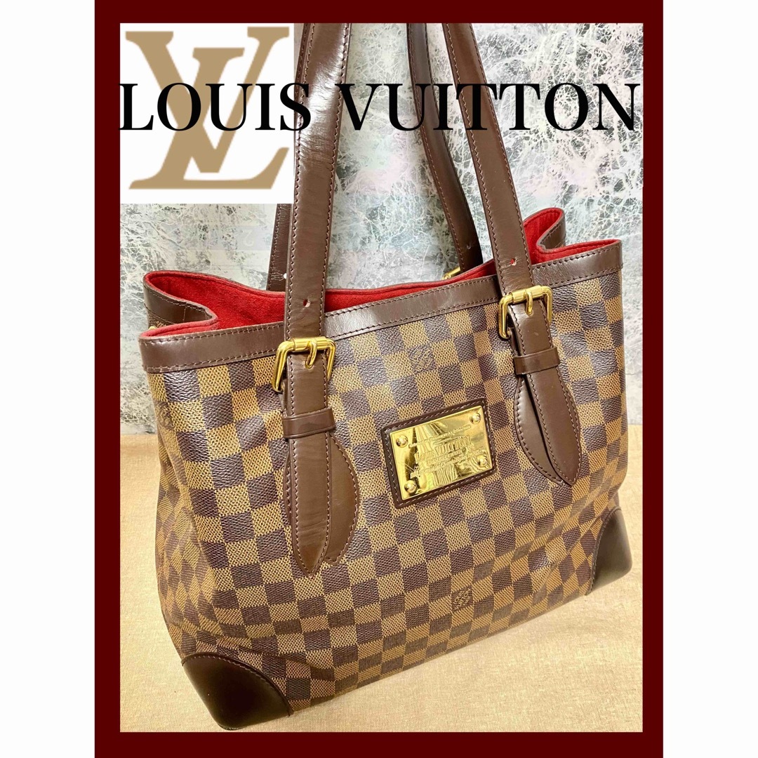 LOUIS VUITTON(ルイヴィトン)の【専用】ルイヴィトン N51204 ダミエ ハムステッドMM トートバッグ レディースのバッグ(トートバッグ)の商品写真