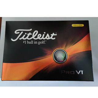 タイトリスト(Titleist)のタイトリスト Pro v1 ゴルフボール イエロー 新品(その他)