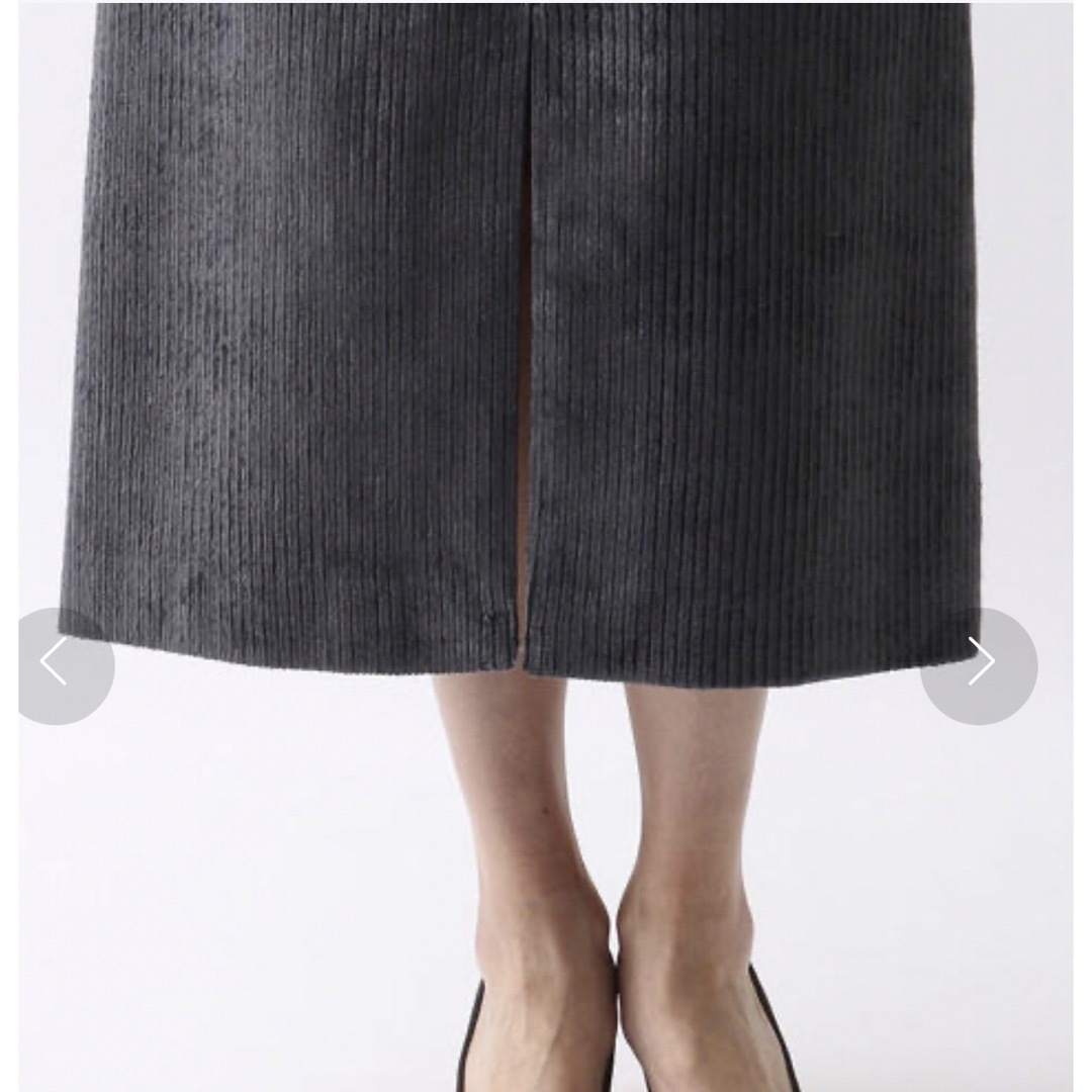 TOMORROWLAND(トゥモローランド)のレーヨンコットンコーデュロイ Iラインタイトスカート レディースのスカート(ロングスカート)の商品写真