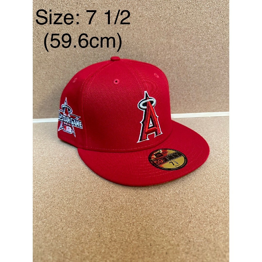 Size: 7 1/2 ニューエラ ロサンゼルスエンゼルス 59fifty帽子