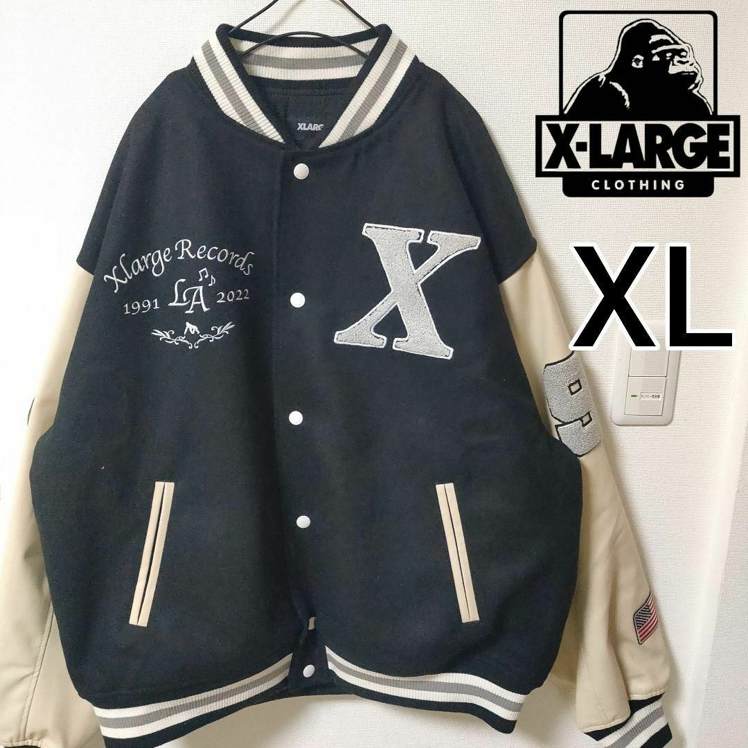 XLARGE - 新品 エクストララージ スタジャン OG LOGO VARSITY JACKETの