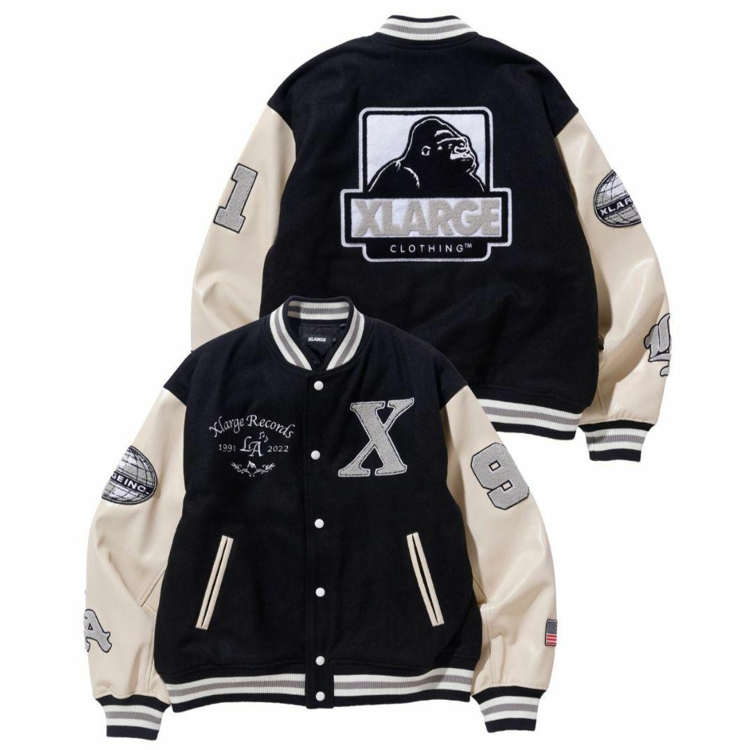 XLARGE - 新品 エクストララージ スタジャン OG LOGO VARSITY JACKETの