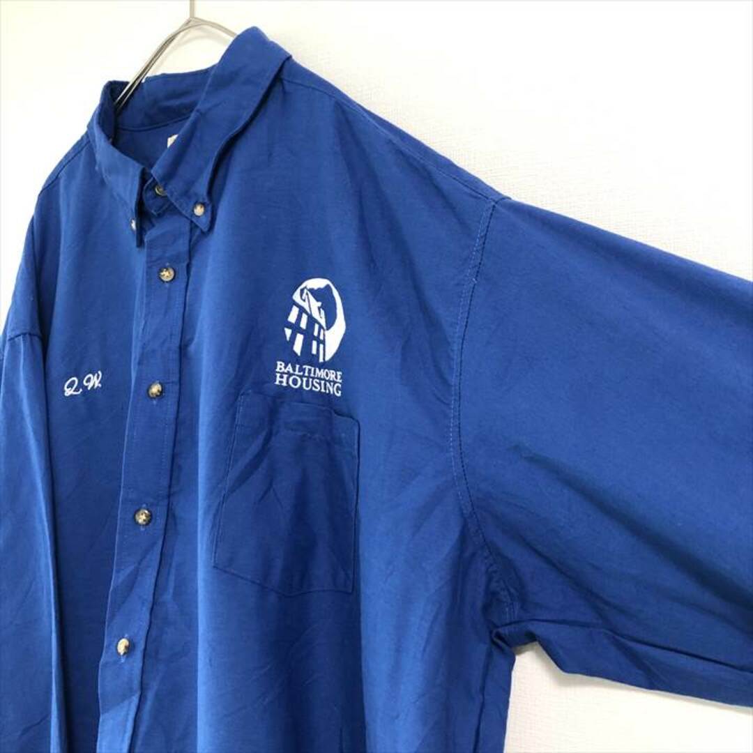 90s  レッドキャップ BDシャツ ワークシャツ ゆるダボ 4XL 4