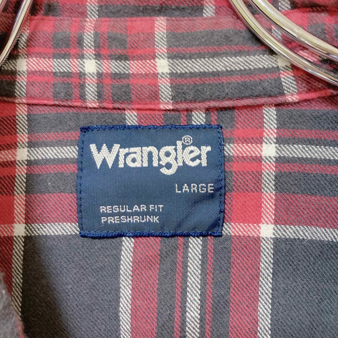 Wrangler(ラングラー)の[Wrangler ]ラングラー　チェック　長袖　ネルシャツ　綿100% L メンズのトップス(シャツ)の商品写真