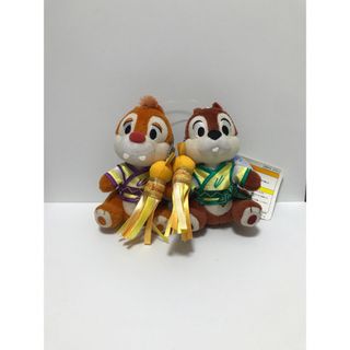 ディズニー(Disney)のディズニー　チップとデール　ぬいぐるみ　バッジ　キーホルダー　七夕Days(キャラクターグッズ)