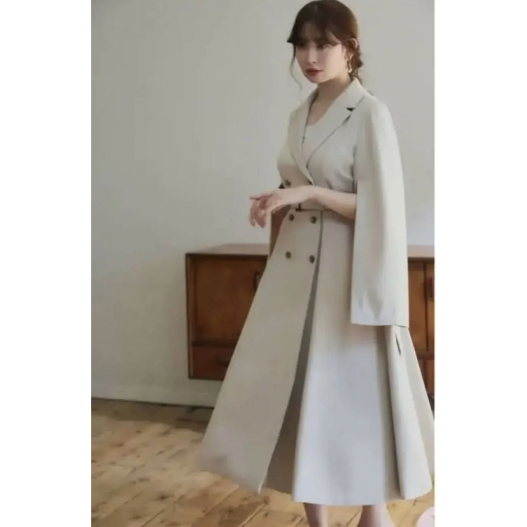 Herlipto Classic Open Sleeve Dress Coat - トレンチコート