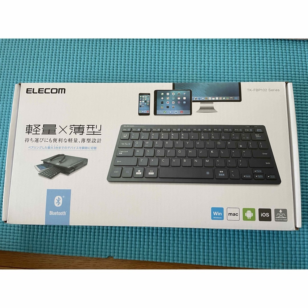 ELECOM(エレコム)のワイヤレスキーボード 無線　Bluetooth ELECOM スマホ/家電/カメラのPC/タブレット(PC周辺機器)の商品写真
