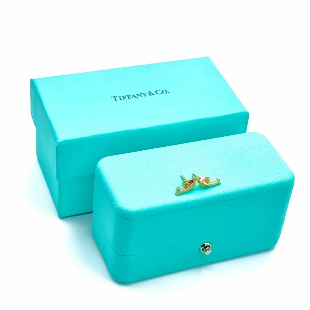 Tiffany & Co.(ティファニー)のティファニー ピアス レディース Tスマイル イエローゴールド K18YG レディースのアクセサリー(ピアス)の商品写真