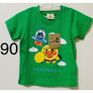 バンダイ(BANDAI)の新品　タグ付き　Tシャツ　アンパンマン　ばいきんまん　緑　半袖(Tシャツ/カットソー)