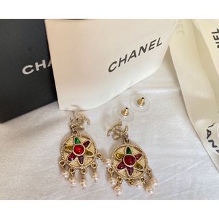 シャネル(CHANEL)のシャネル♥️フリンジパール ピアス(ピアス)