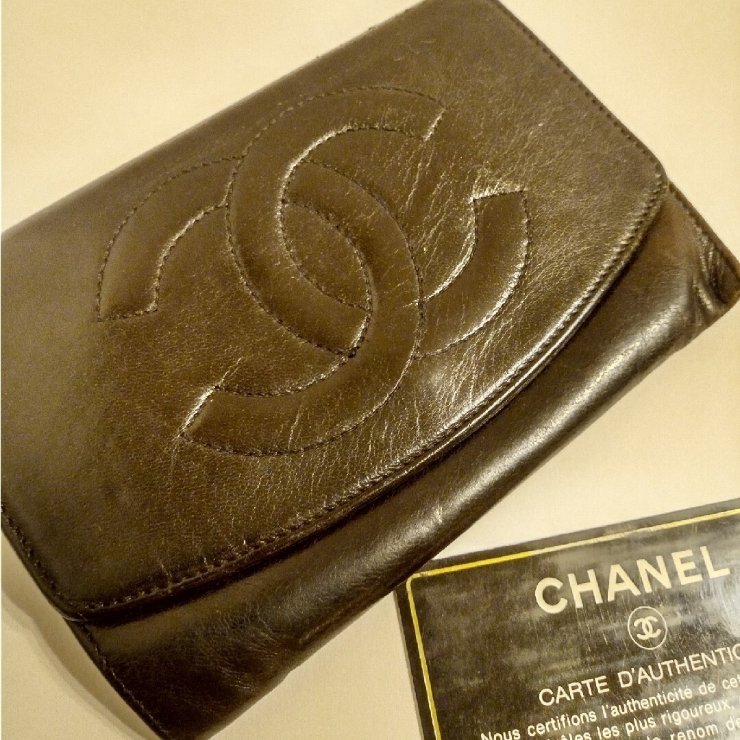 CHANEL(シャネル)の専用出品　正規品　シャネル　中財布　ポーチ レディースのファッション小物(財布)の商品写真
