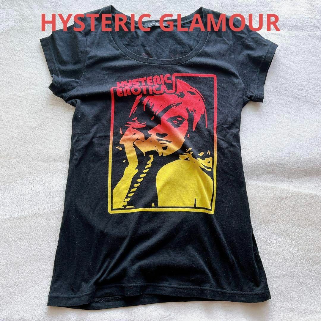 HYSTERIC GLAMOUR ロゴ ヒステリックグラマー Tシャツ 黒