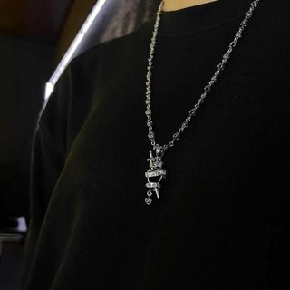 Justin Davis - 定価5万☆Justin Davis クラウン・ローズネックレス