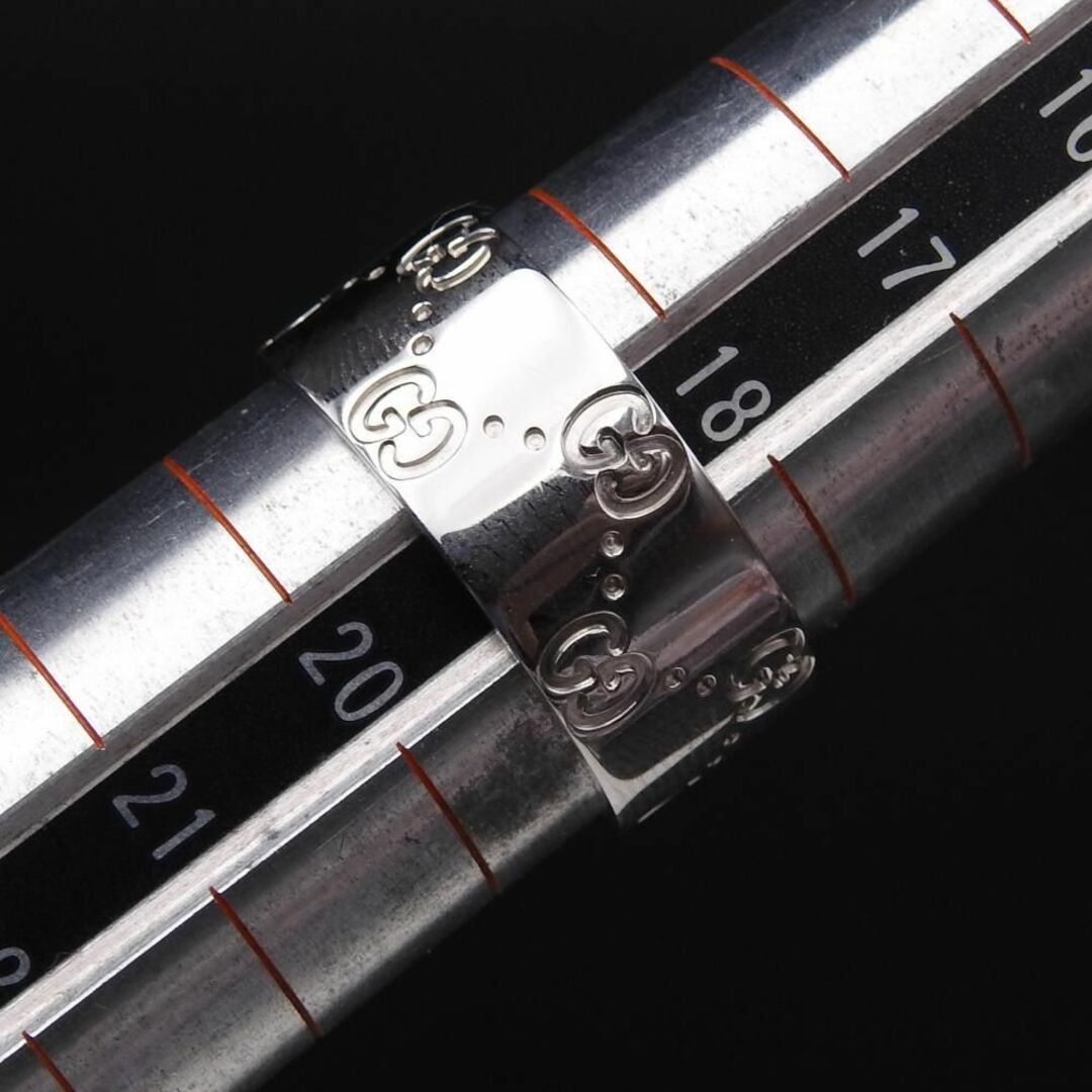 【正規品】グッチ 750 アイコン ワイド リング 表記20 アクセサリー