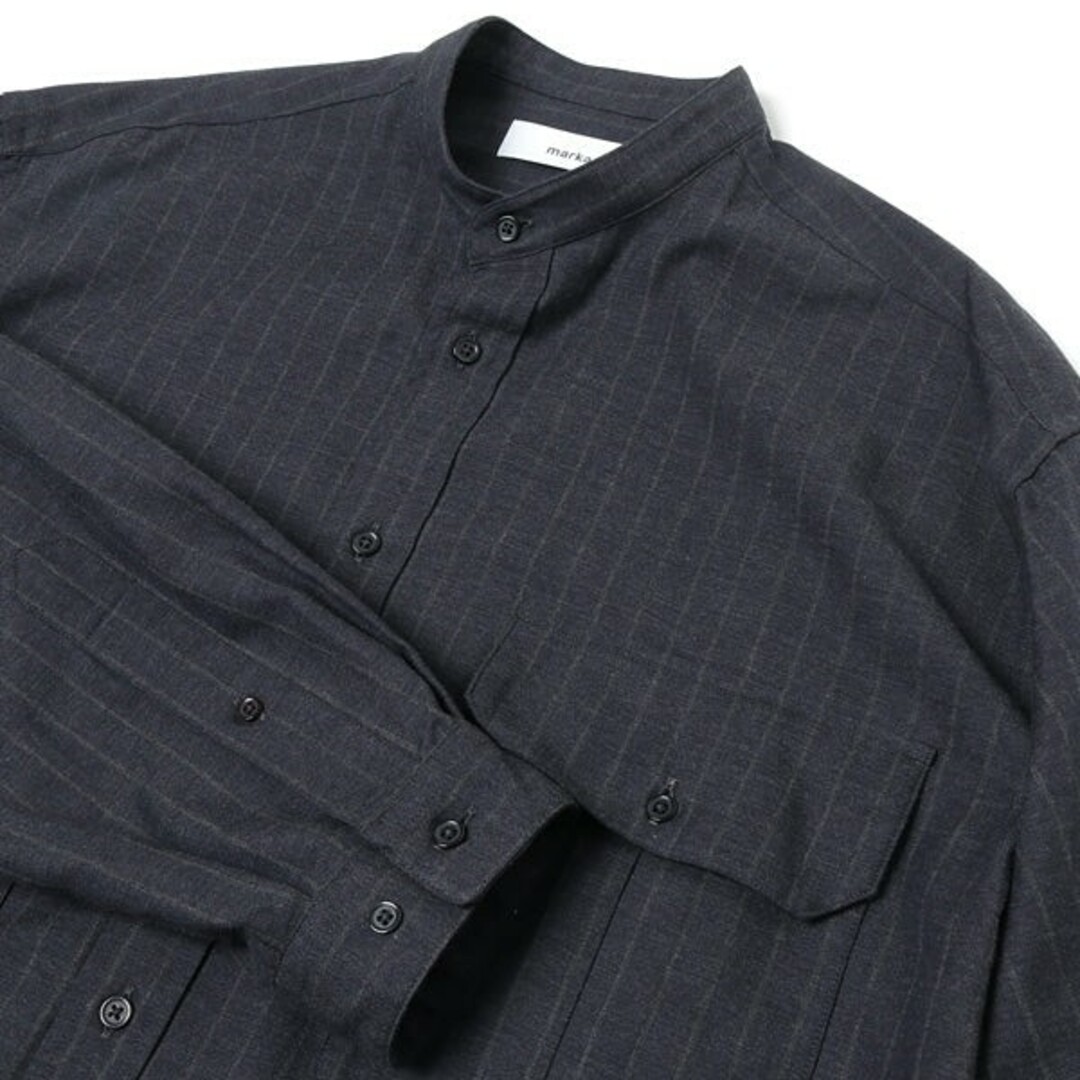 marka - marka / マーカ バンドカラーシャツW POCKET BANDCOLLARの通販
