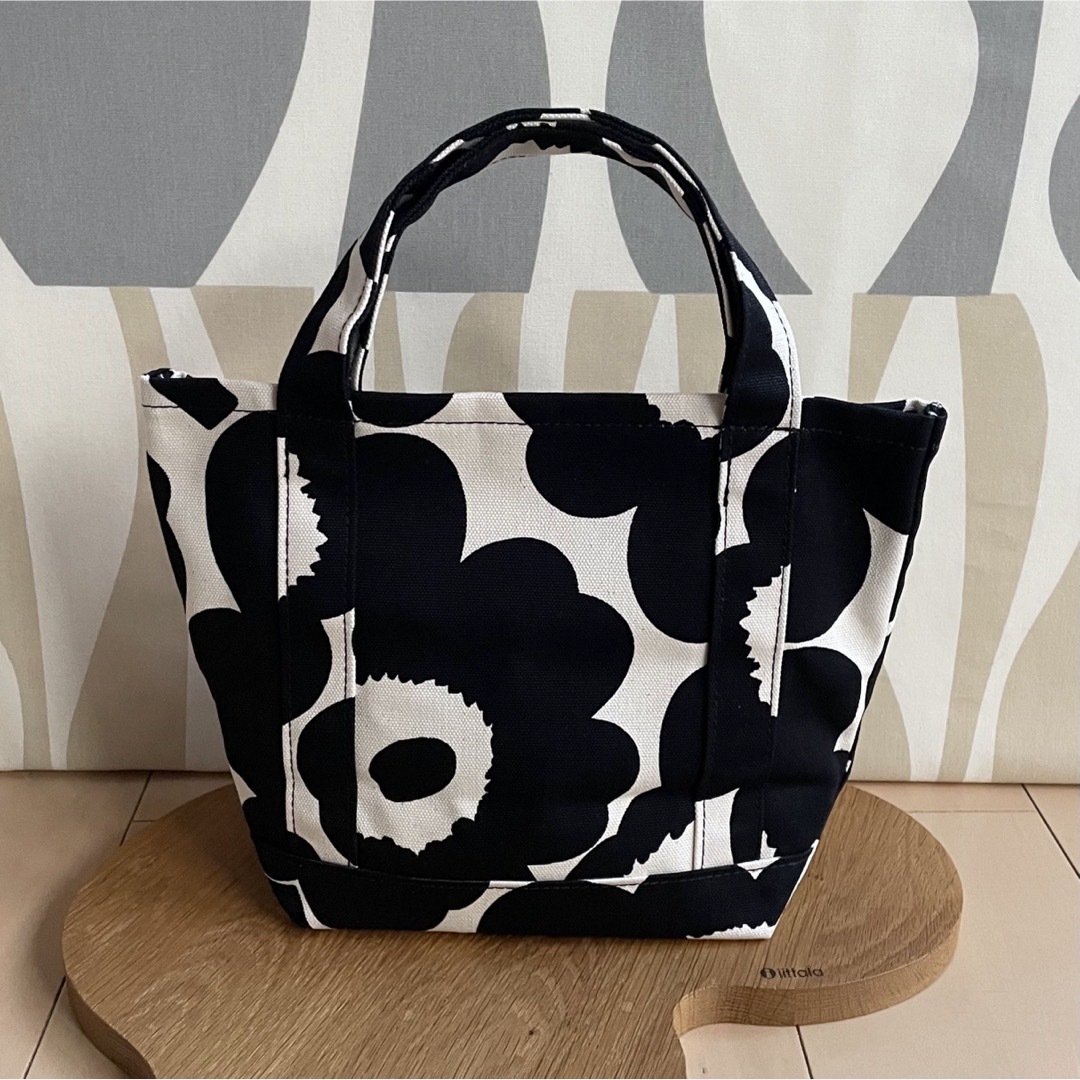 新品 マリメッコ Marimekko トートバッグ ピエニ ウニッコ SEIDI ブラック
